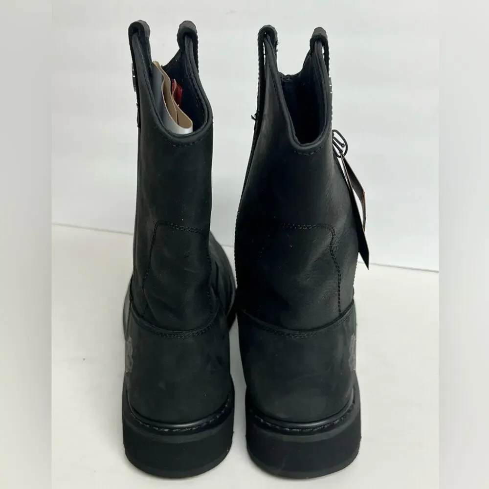 NEW Harley Davidson Men's Altman Waterproof Western Work Boots - Soft Toe 12M